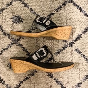 NIB wedge sandals